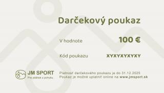 Darčekový poukaz v hodnote 100€