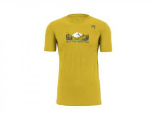Karpos AMBRETTA pánske tričko žlté Veľkosť: L