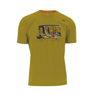 Karpos ANEMONE pánske tričko žltozelené Veľkosť - Oblečenia: L