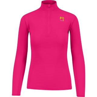 Karpos CRODA LIGHT Half Zip flísový rolák ružový Veľkosť: S