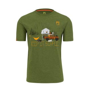 Karpos GENZIANELLA pánske tričko cedar green Veľkosť: XL