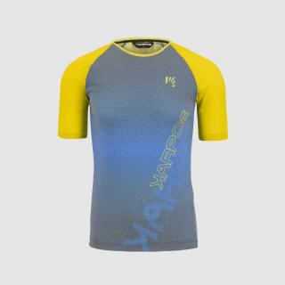 Karpos MOVED EVO pánske tričko modrá/žltá Veľkosť: S
