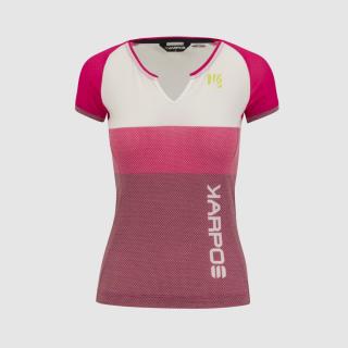 Karpos MOVED EVO W damske tricko innuendo/white/cherries Veľkosť - Oblečenia: XXL