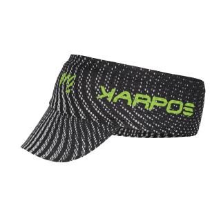 Karpos TRE CIME Print čelenka so šiltom black/jasmine green