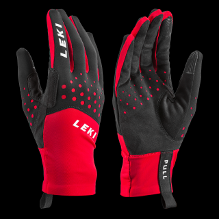 Leki Nordic Race Black n Red Veľkosť rukavíc: 6,5