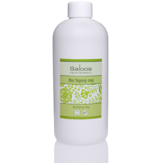 Saloos - Sójový olej lisovaný za studena 500 ml