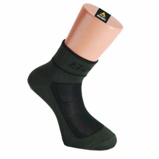 Bobr Letné športové ponožky zelené VARIANT: 37-38