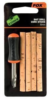Fox Edges Bait Drill & 4x Cork Sticks 6mm