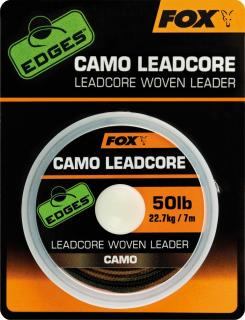 Fox Edges Camo Woven Leadcore Leader 50lb/25m