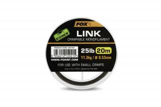 Fox Edges Link Crimpable Monofilament 0,53mm/25lb/20m