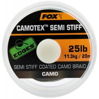 Fox Šnúra Edges Camotex Semi Stiff Coated Camo Braid 20lb/25lb/35lb-20m VARIANT: 20lb/9,1kg/20m