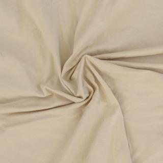 Luxusné bavlnené JERSEY prestieradlo s lycrou 120x200 cm - svetlo béžová