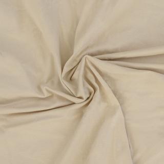 Luxusné bavlnené JERSEY prestieradlo s lycrou 90x200 cm - svetlo béžová