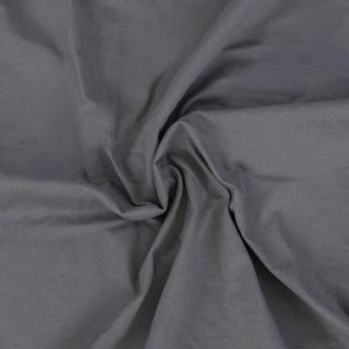 Luxusné bavlnené JERSEY prestieradlo s lycrou 90x200 cm - tmavo šedá