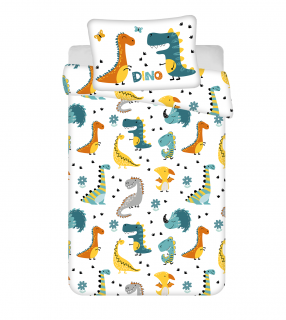 Obliečky do postieľky 100x135 + 40x60 cm - Dino world
