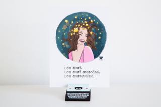 Som dosť. Som dosť statočná. Som dostatočná Typ: Kartička