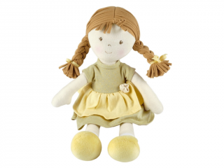 All Natural látková bábika - Honey zelené šaty | Bonikka