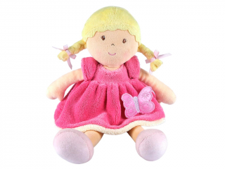 Butterfly látková bábika - Ria ružové šaty | Bonikka