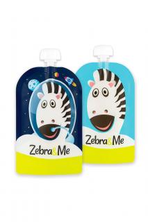 Kapsičky na opakované použitie 2 ks (kozmonaut + zebra) | Zebra&Me