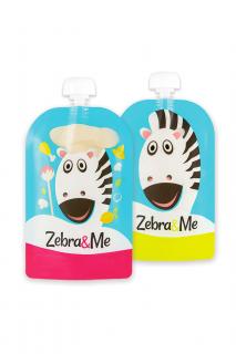 Kapsičky na opakované použitie 2 ks (kuchár + zebra) | Zebra&Me