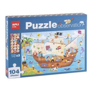 Puzzle - Objavujte pirátsku loď | APLI