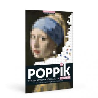 Samolepkový plagát VERMEER Dievča s perlovou naušnicou | POPPIK