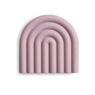 Silikónové hryzátko Rainbow mauve | MUSHIE