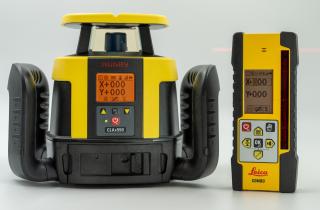 Novinka - rotačný laser Leica RUGBY CLAx550