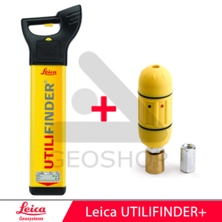 Vyhľadávač vedení Leica UTILIFINDER+ Zostava: UTILIFINDER + Utilidrain