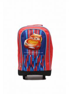 Detský ruksak a kufrík Bleskový McQueen - červený