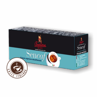 Barbera Sencaf bezkofeínová balená káva  porciovaná káva