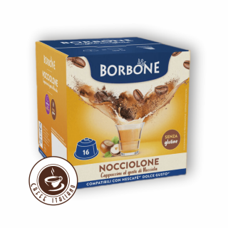 Borbone Lieskový oriešok 16ks  Minimálna doba trvanlivosti 12/01/2025