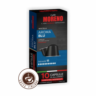 Caffe Moreno Nespresso Aluminium Aroma Blu 10ks  50% Arabica + 50% Robusta