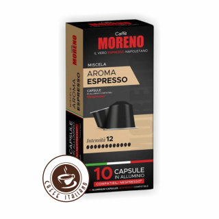 Caffe Moreno Nespresso Aluminium Aroma Espresso 10ks