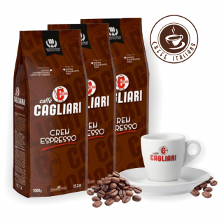 Cagliari Caffe Crem Espresso 3kg + šálka