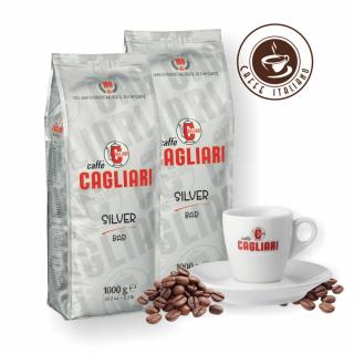 Cagliari Caffe Silver 2kg + šálka  75% Arabica a 25% Robusta