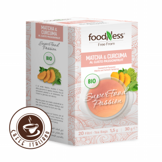 Foodness BIO čaj Matcha, kurkuma a marakuja 20ks/1,5g  bylinkový čaj
