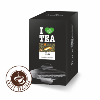 Foodness Exkluzívna BIO zmes zeleného čaju - VÔŇA SICÍLIE 20ks/2g  zelený čaj