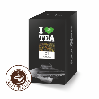 Foodness Exkluzívny BIO biely čaj - PAI MU TAN 20ks/2g  biely čaj