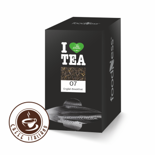 Foodness Exkluzívny BIO čierny čaj - ANGLICKÉ RAŇAJKY 20ks/2g  čierny čaj