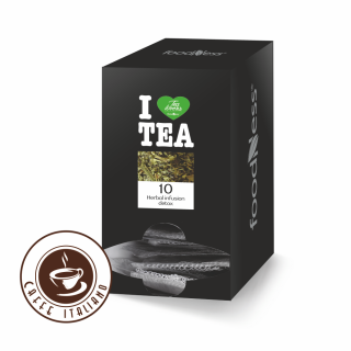 Foodness Exkluzívny čaj -Bylinkový DETOX 20ks/2g  bylinkový čaj