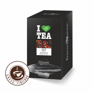 Foodness Exkluzívny čaj -Jahoda navždy 20ks/3g  ovocný čaj