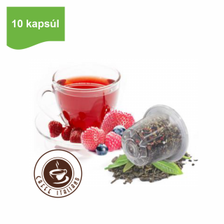 Kapsule Nespresso Bonini Čaj z lesných plodov 10ks  ovocný čaj