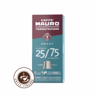 Kapsule Nespresso Mauro DECAF 25%/75%