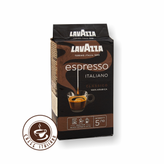 Lavazza Caffe Espresso  250g mletá káva  100% Arabica