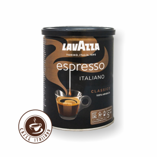 Lavazza Caffe Espresso 250g mletá v dóze  100% Arabica