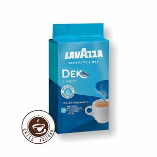 Lavazza Dek Classico bezkofeínová 250g mletá káva  60% Arabica + 40% Robusta
