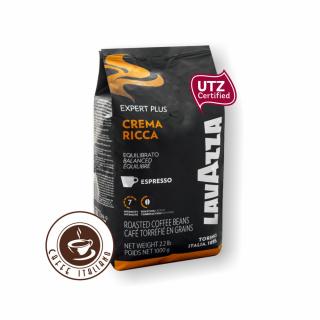 Lavazza Expert Crema Ricca zrnková káva 1 kg  20% Arabica 80% Robusta