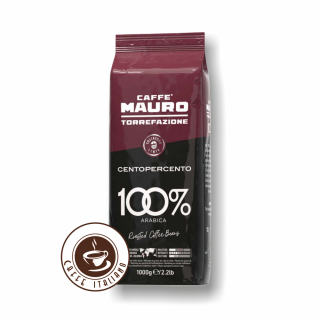 Mauro caffé Centopercento zrnková káva 1kg  100% Arabica