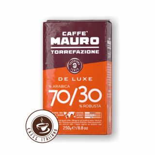 Mauro De Luxe mletá káva 250g  70% Arabica a 30% Robusta